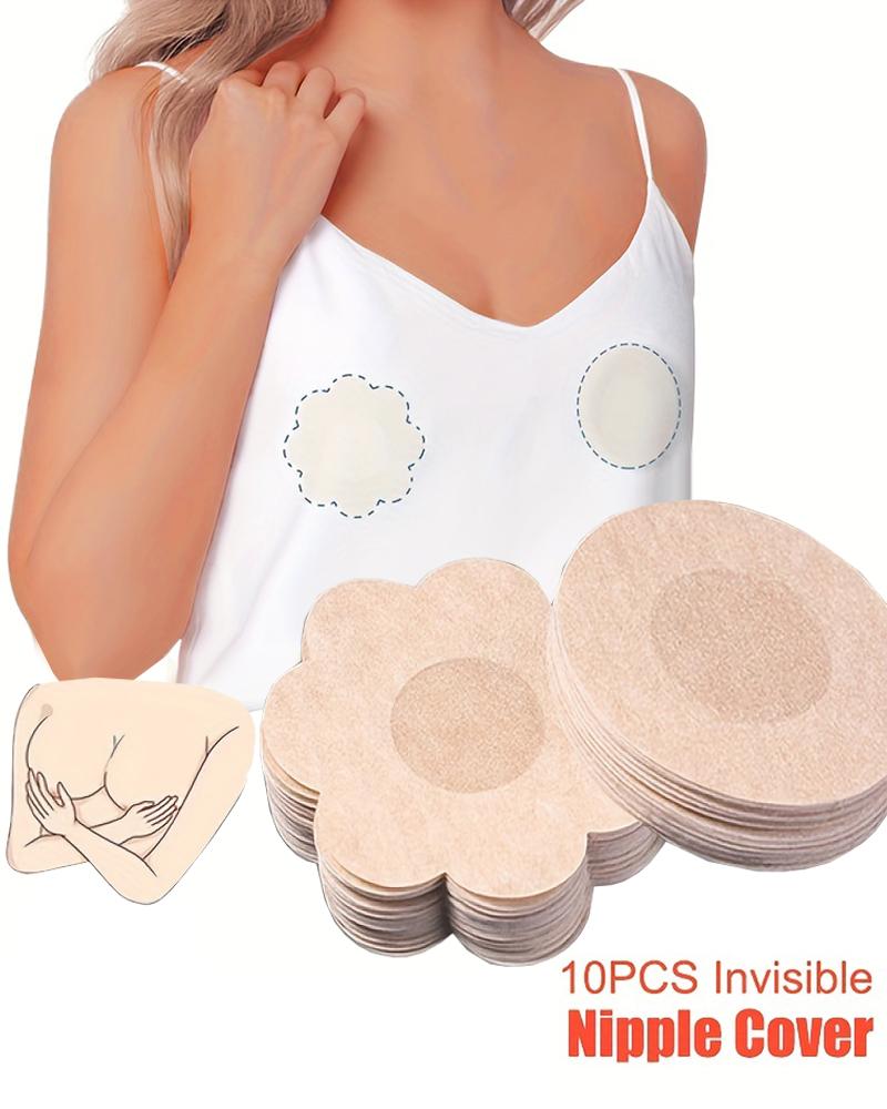 Pads & Enhancers  ChicMe 5Pairs Comfy Disposable Adhesive Nipple Covers Stickers Set