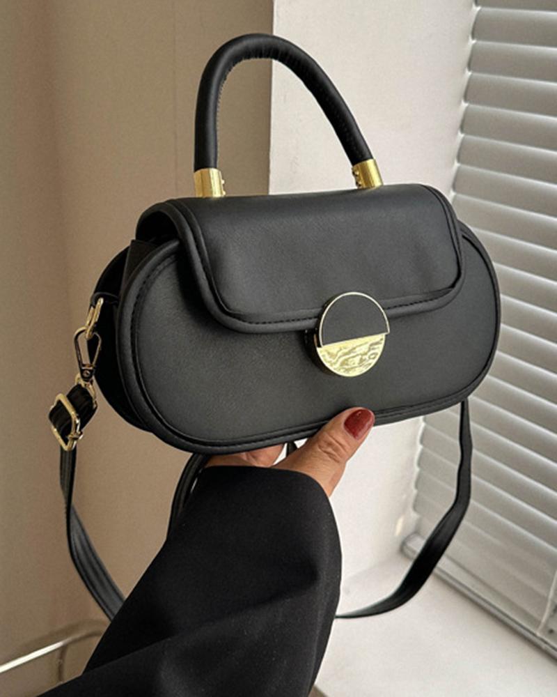 Top Handle Flap Crossbody Bag