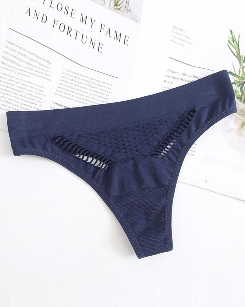 Breathable Hollow Out Seamless Panty