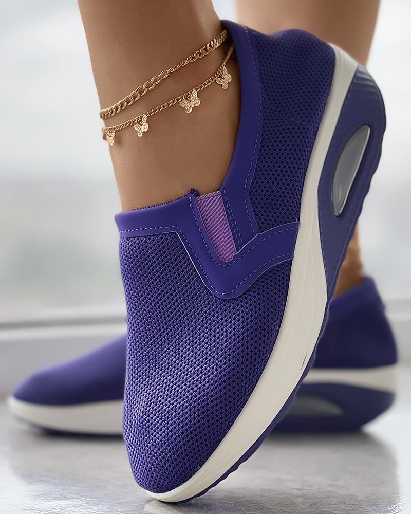   ChicMe Hollow Out Slip On Sneakers