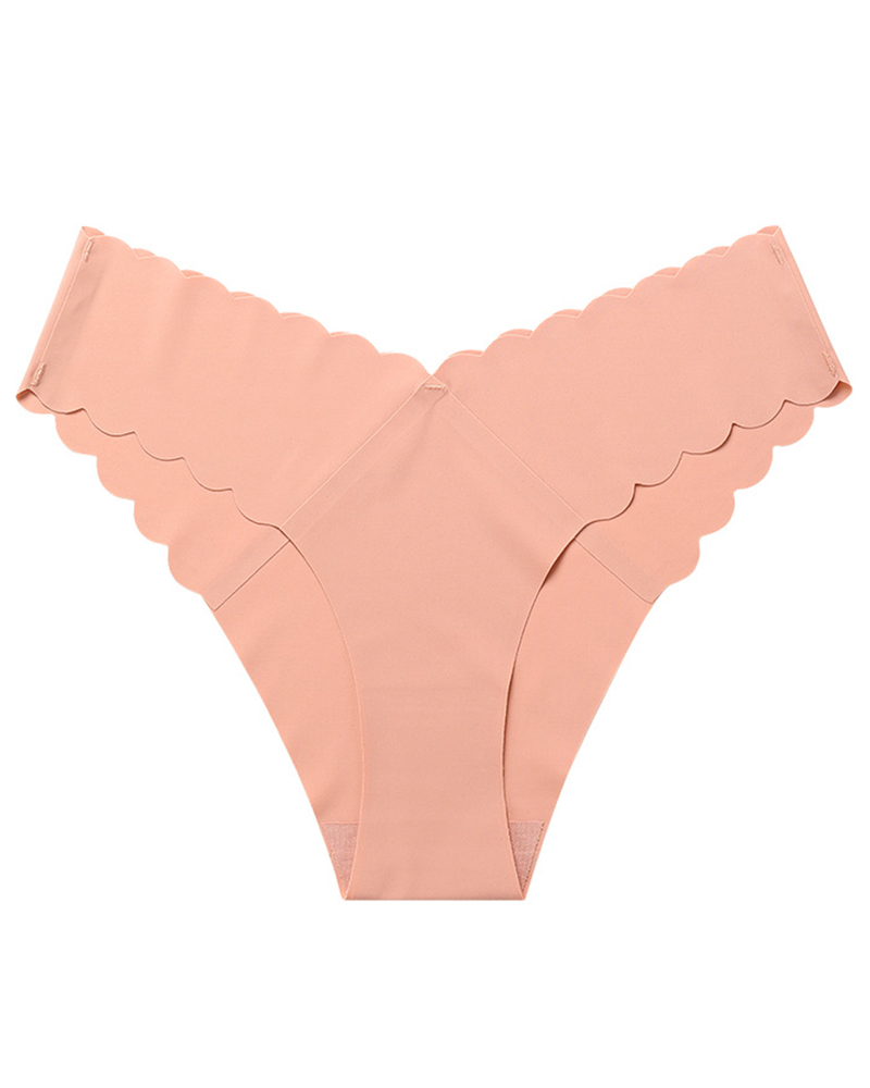 Scallop Trim Seamless Panty