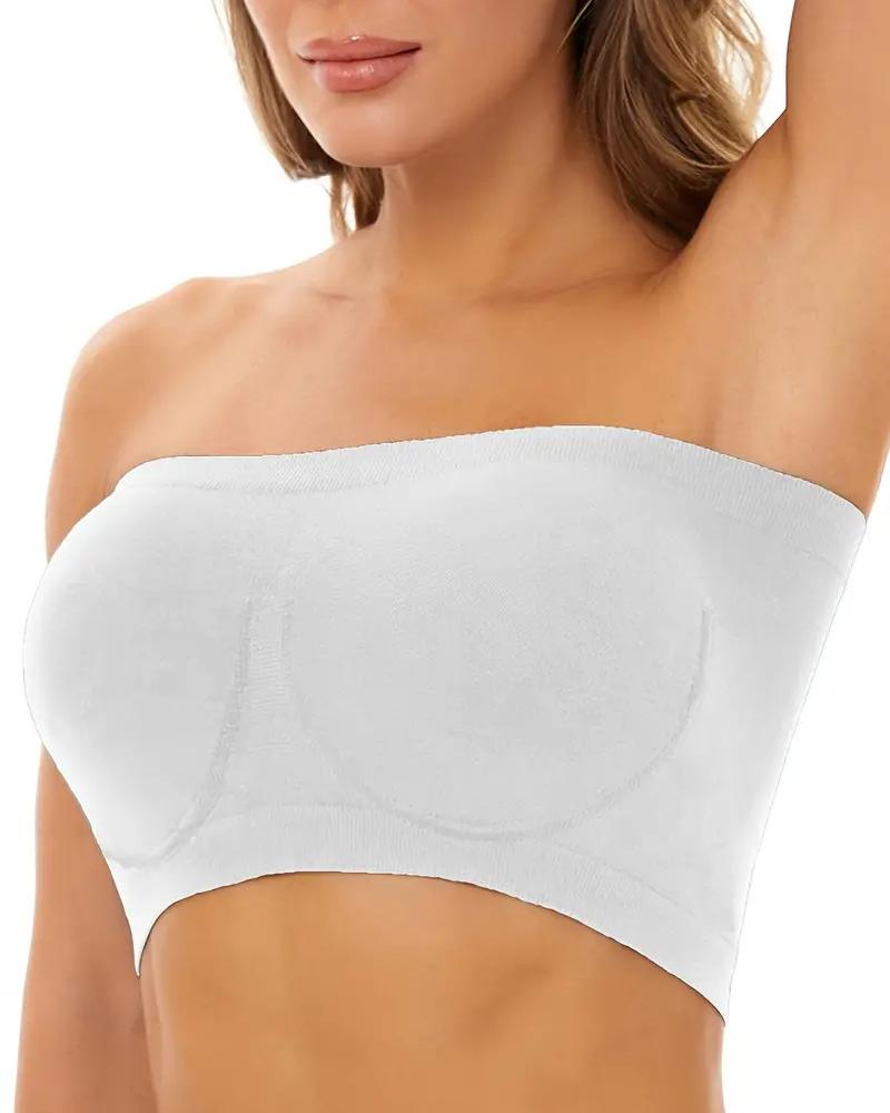 Bandeau Strapless Non Padded Bralette