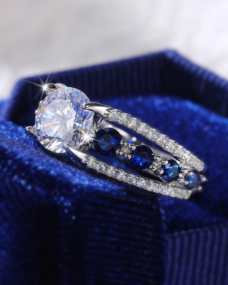   ChicMe 1pcs Zircon Decor Ring