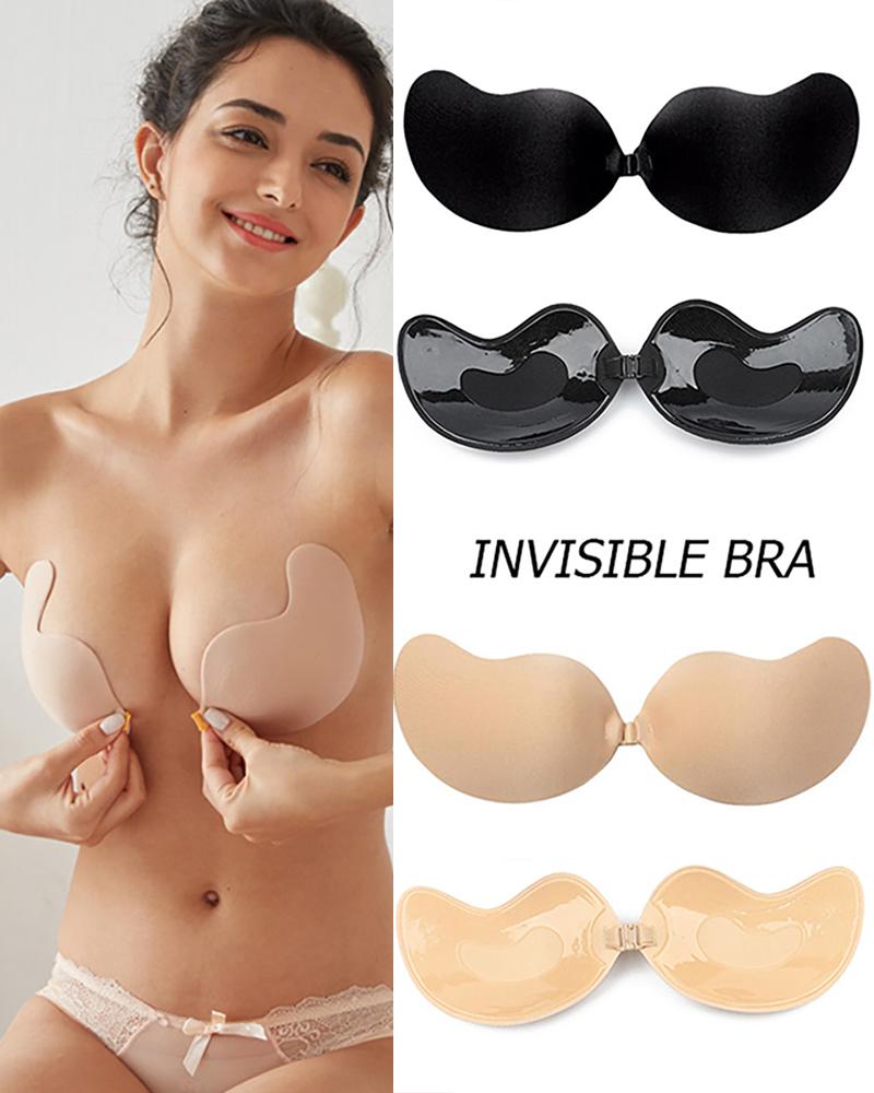 Pads & Enhancers Mango Shape Silicone Lift Up Adhesive Invisible Cover Bra Pad Strapless Breast Petals