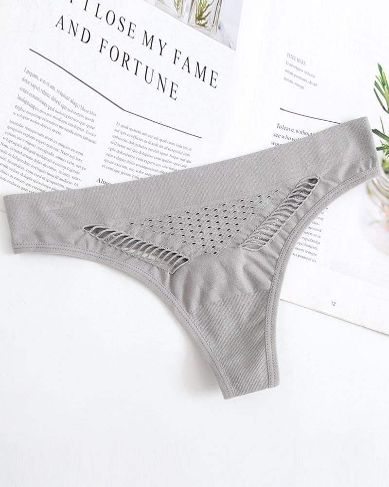 Breathable Hollow Out Seamless Panty