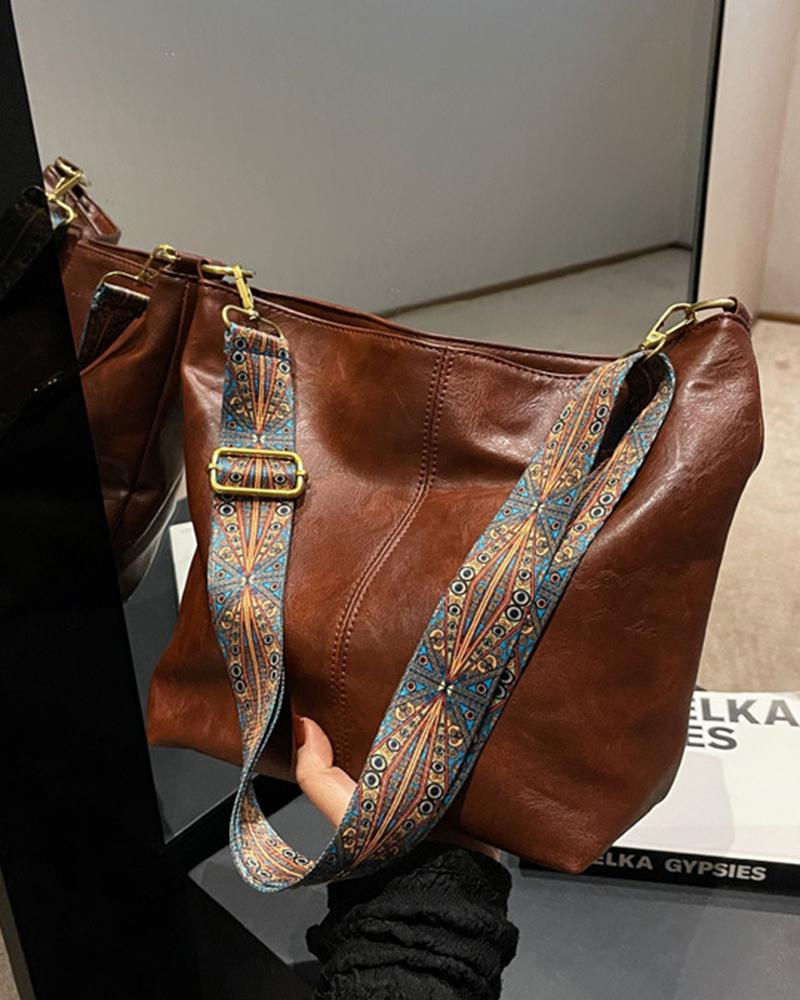 Retro Large Capacity Shoulder Bag