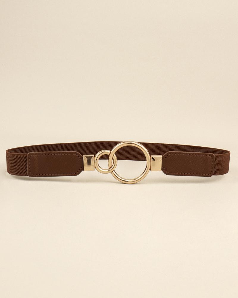 O-Ring Elastic Waist Fashionable Belt
