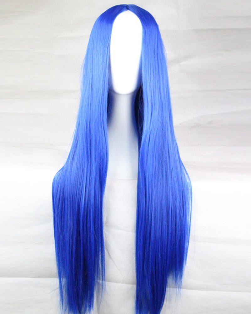  Long Straight Hair Wig Natural Looking Cosplay Synthetic Wigs