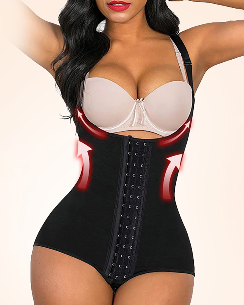 Body Shaper Slimming Open Bust Bodysuit Firm Control Shapewear