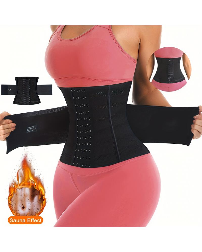 Adjustable Hourglass Waist Trainer Hook Front Slimming High Support Exquisitely Shapewear