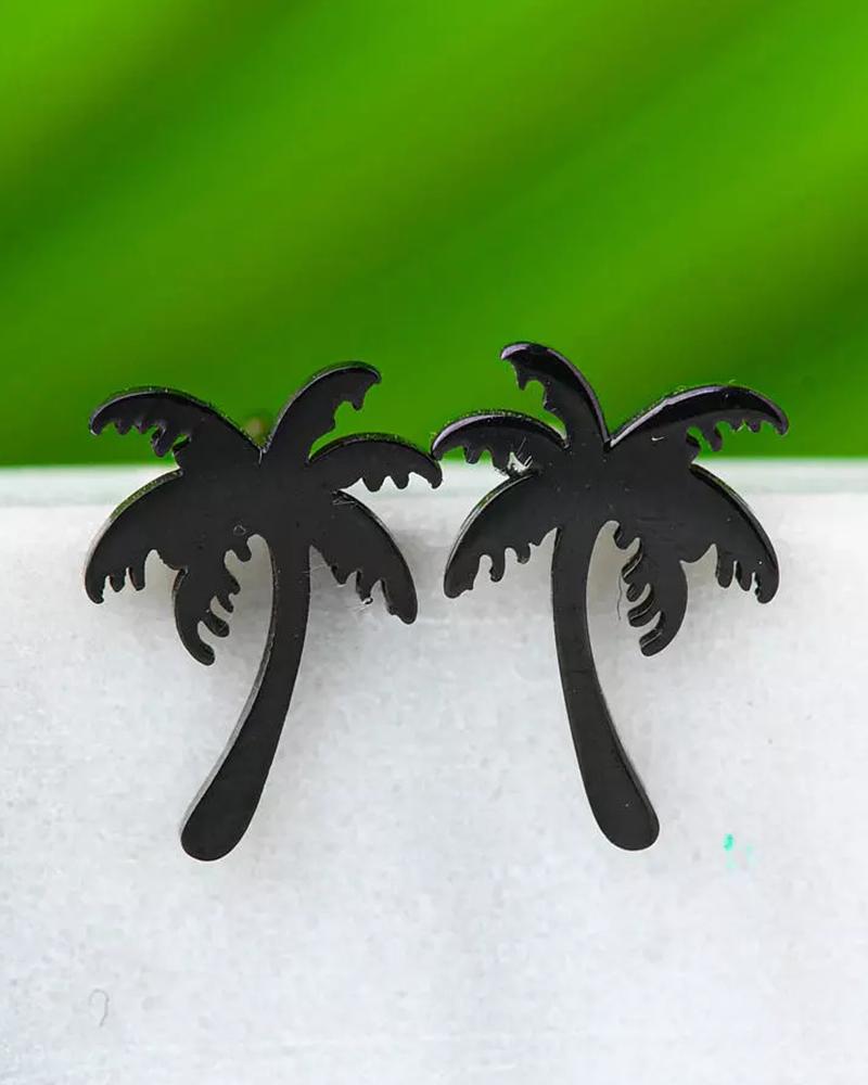 1Pair Coconut Shaped Earrings