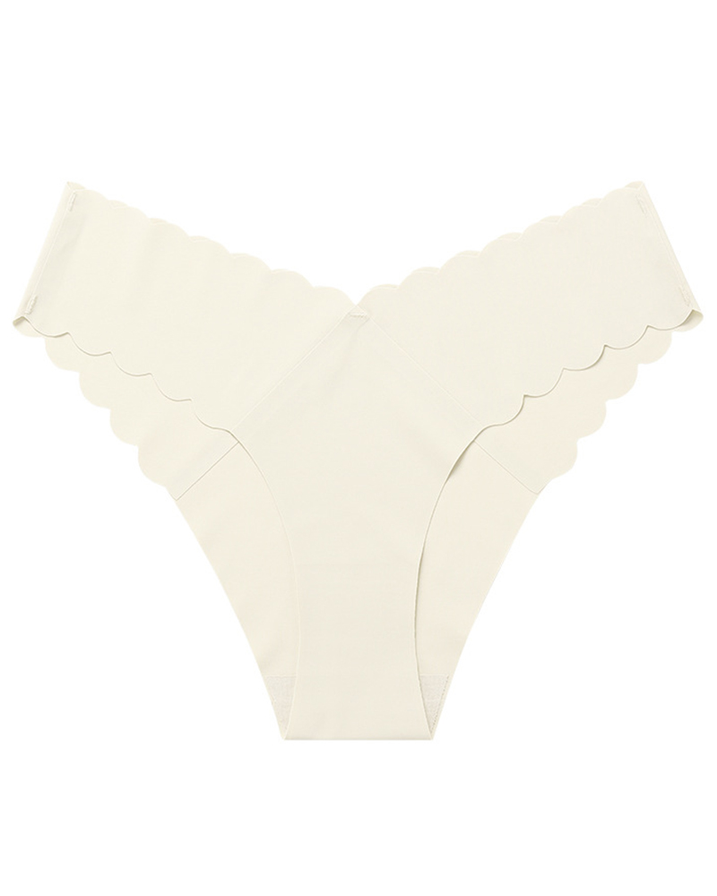 Scallop Trim Seamless Panty