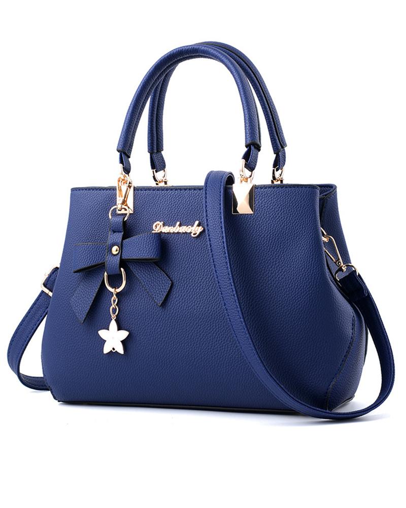 Bowknot Decor Trendy Satchel Bag