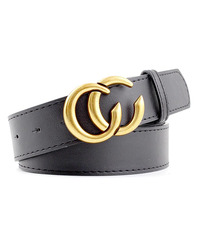   ChicMe 1pc Double Letter C Decor Belt