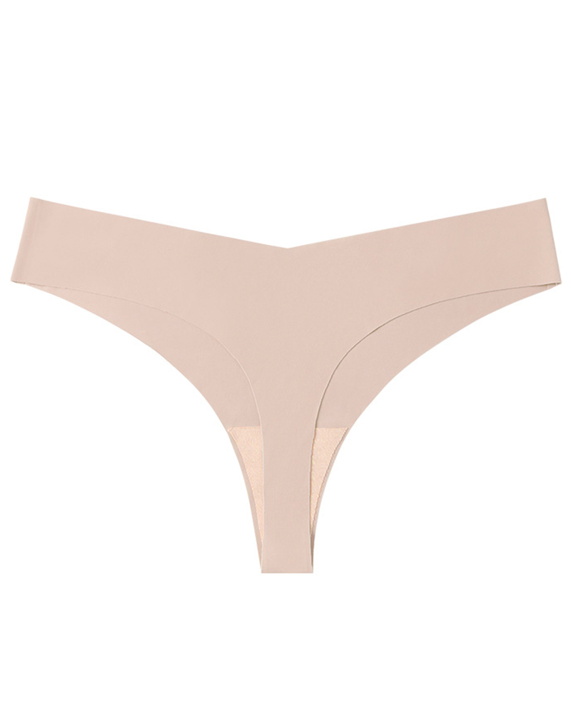 Seamless Breathable Thong Panty