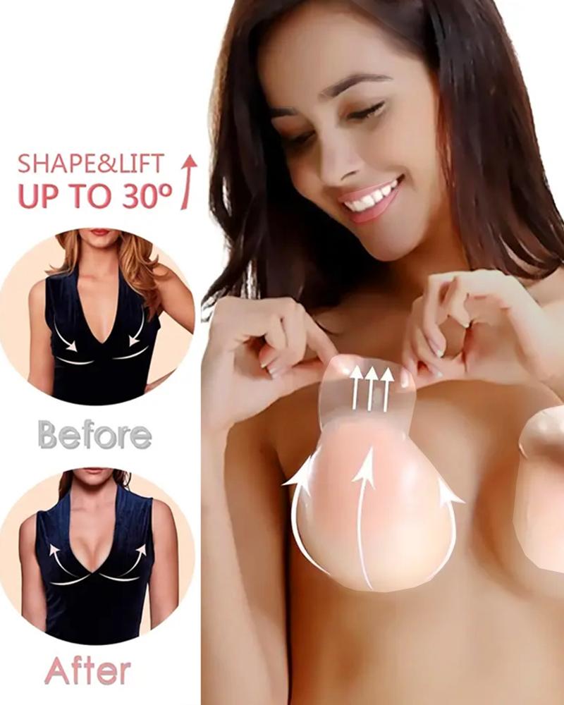 Push Up Silicone Wedding Party Invisible Bra Self-Adhesive Nipple Covers