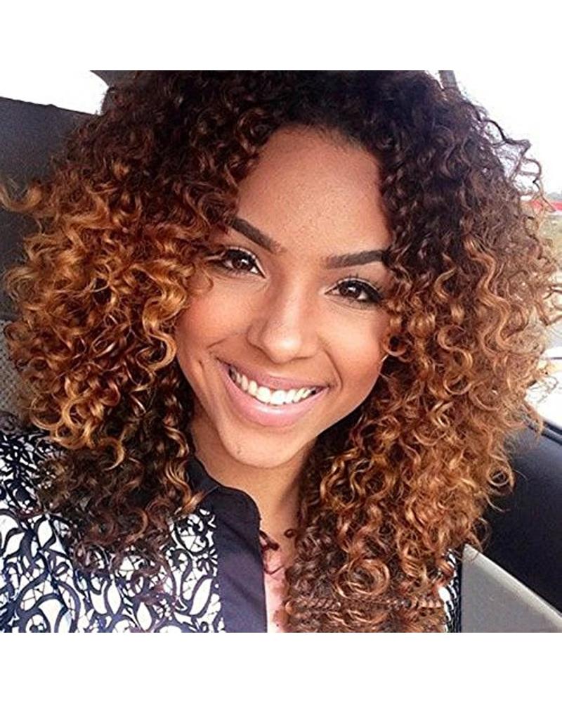 Hair Care&Styling  ChicMe Natural Brown Curly Hair Wigs