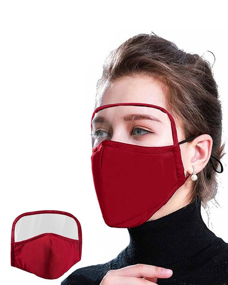 Outdoor Face Protective Face Mask With Eyes Shield