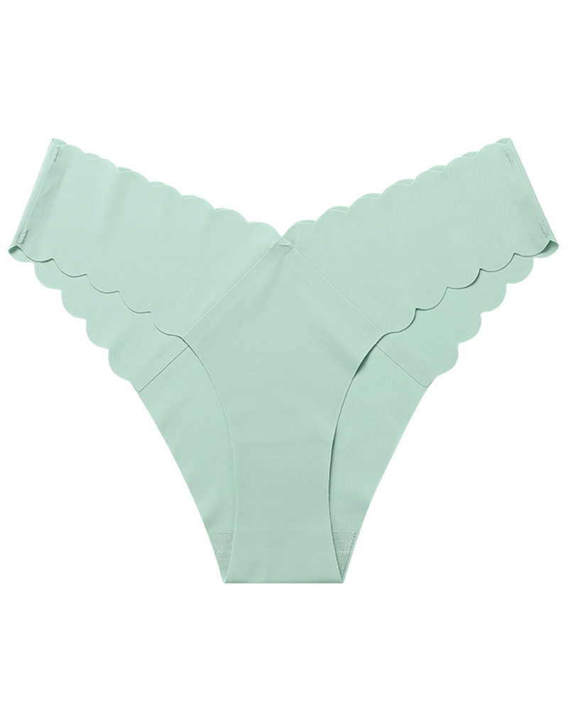 Scallop Trim Seamless Panty