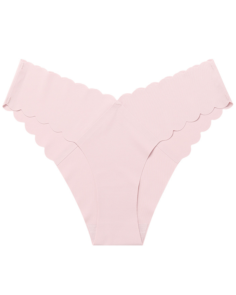 Scallop Trim Seamless Panty