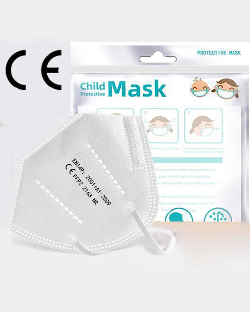   ChicMe Kids KN95 Face Mask Children Disposable 3D FFP2 Face Mask