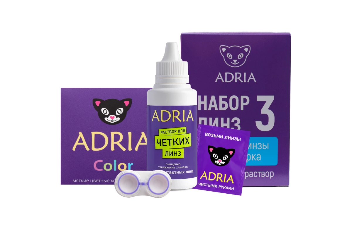  COLOR BOX ADRIA Color 3 Tone Pure Hazel (насыщенный орех)