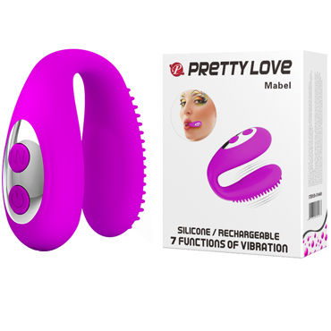 Baile Pretty Love Mabel, фиолетовая Вибронасадка для оральных ласк