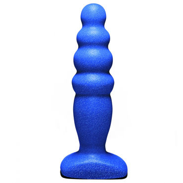 Lola Small Bubble Plug, синий Анальная елочка