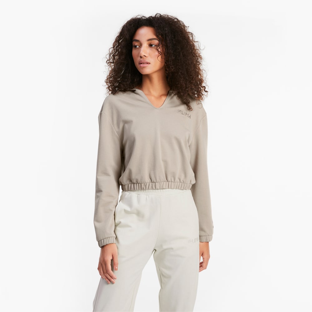 Толстовки и худи  PUMA Толстовка Cropped Women's Hoodie