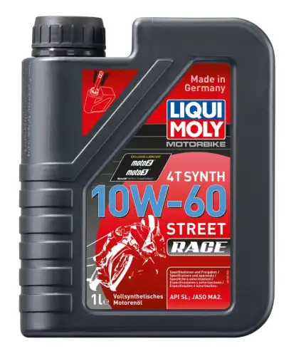 Моторное масло 4-х тактное LIQUI MOLY Motorbike Street 1525 10W-60 синтетическое 1 л