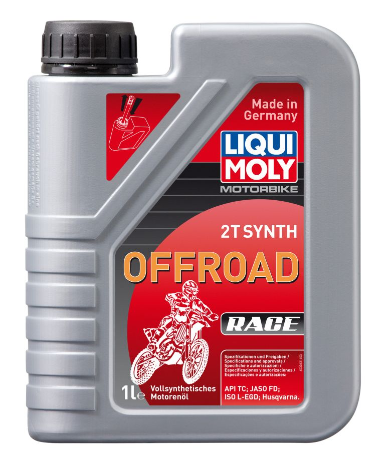 Моторное масло 2-х тактное LIQUI MOLY Motorbike Offroad 3063 синтетическое 1 л
