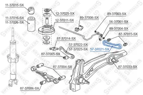 рычаг задней подвески передний!\ Honda Civic all 91-95