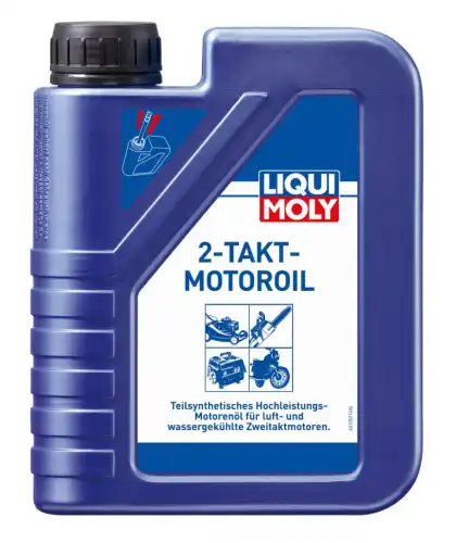 Моторное масло 2-х тактное LIQUI MOLY Motoroil 1052 полусинтетическое 1 л