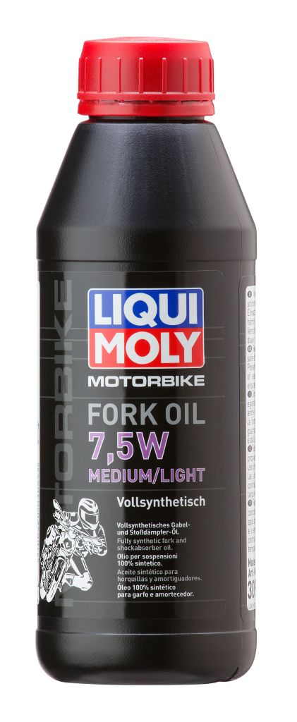 Масло вилочное LIQUI MOLY Motorbike Fork Oil 3099 7.5W синтетическое 0.5 л