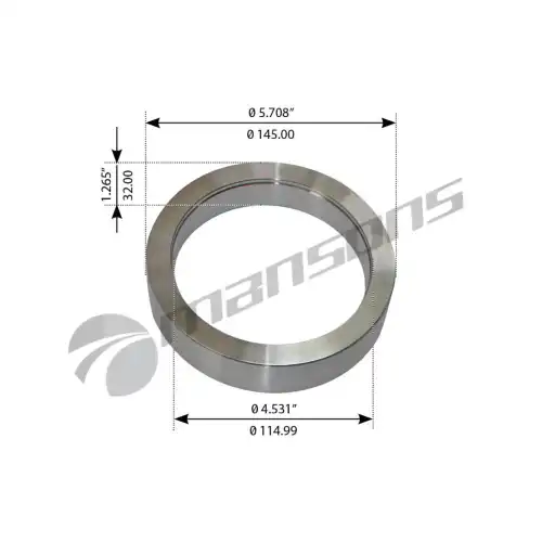 обойма ступицы! задн. ось 115x145x32\ MAN, MB
