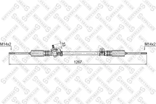 Рулевые рейки  Армтек рейка рулевая мех-ская! 51762\ Ford Scorpio I 85-94