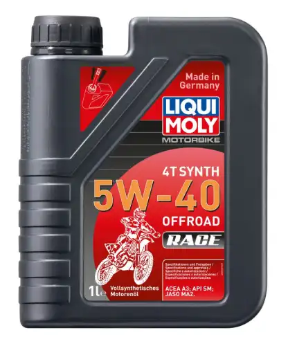 Моторное масло 4-х тактное LIQUI MOLY Motorbike Offroad 3018 5W-40 синтетическое 1 л