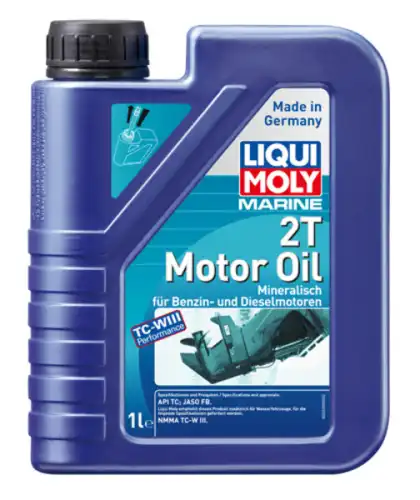 Масло для лодочных моторов 2-тактное LIQUI MOLY Marine 25019 минеральное 1 л