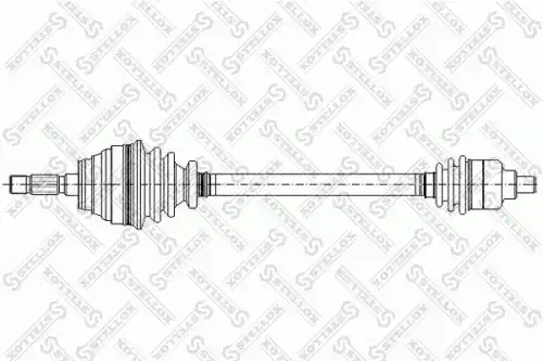 привод правый! 765mm, 24162\ Dacia Logan 1.4-1.6i 04>