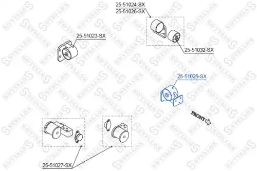 Подушки двигателя подушка ДВС! пер.\Hyundai Accent 1.3 99>