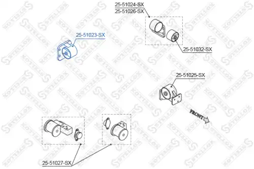 подушка ДВС задняя!\ Hyundai Accent 1.3-1.6 99>