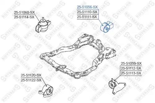 подушка ДВС задняя! МКПП\ Hyundai Coupe 01>/Elantra/Lantra 1.6-2.0 00>