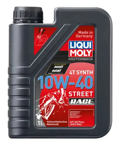 Моторное масло 4-х тактное LIQUI MOLY Motorbike Street 20753 10W-40 синтетическое 1 л