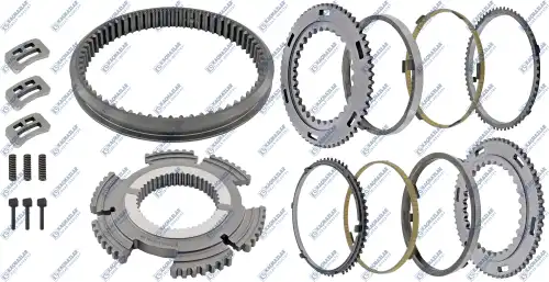 Ремкомплекты КПП ремкомплект синхронизатора КПП! в сборе 1/2 передачи\ ZF 16S151