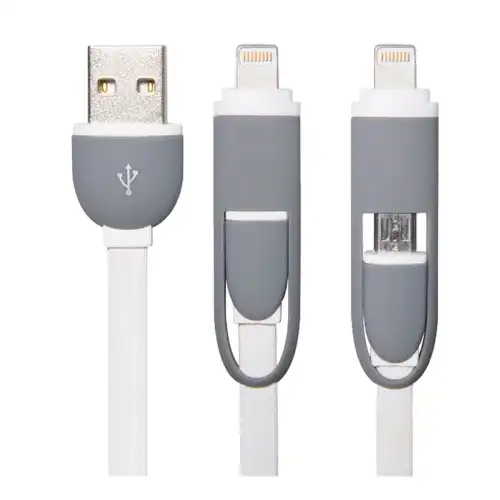  кабель! USB / Mfi, Micro USB, 1м\