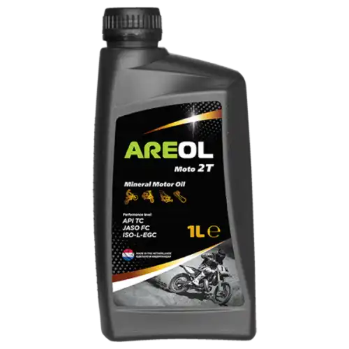Моторное масло 2-х тактное AREOL Moto AR121 минеральное 1 л