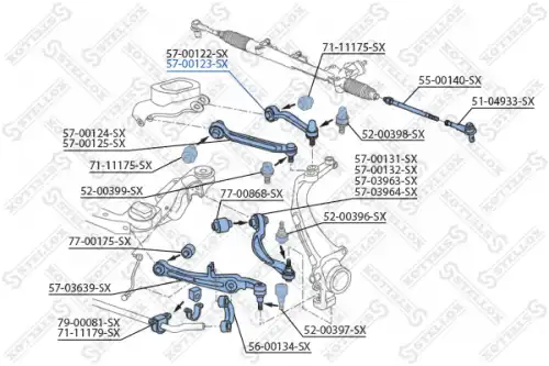 Рычаги подвески рычаг задний верхний правый!\ Audi A6 all 04>/A8, VW Phaeton all 02>