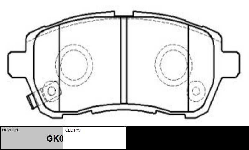колодки дисковые передние! с антискрип. пластинами\ Ford Fiesta 1.25-1.6i/1.4-1.6DCi 08>