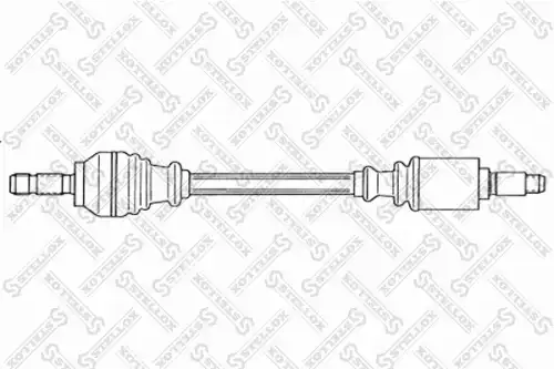 Валы приводные в сборе привод передний левый! 588 mm, 24148\ BMW E53 all 01>