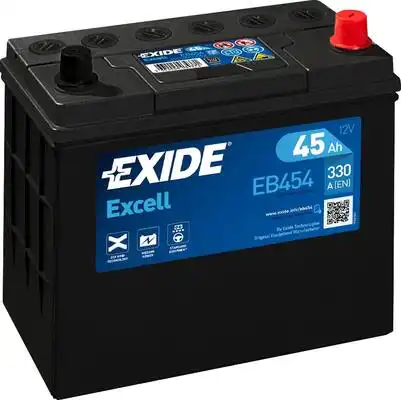  Аккумулятор EXIDE EB454 45 Ач 330 А 237x127x227 мм 0 (-+) обратная